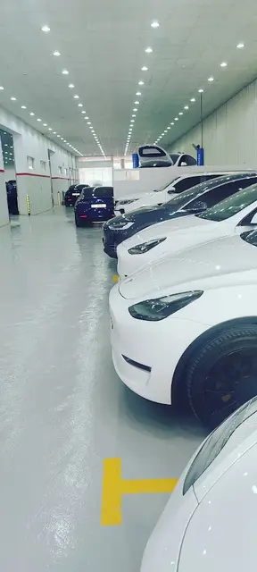 Tesla body shop