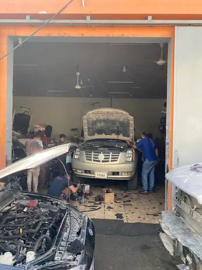 American car repair workshop
